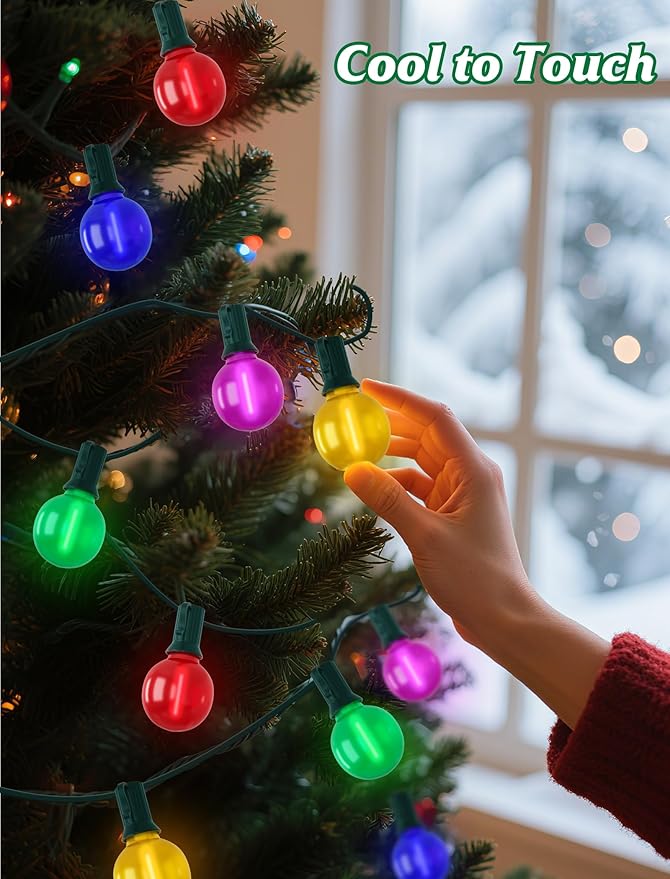 SUNSGNE 25FT LED Colored Christmas Lights - Image 7