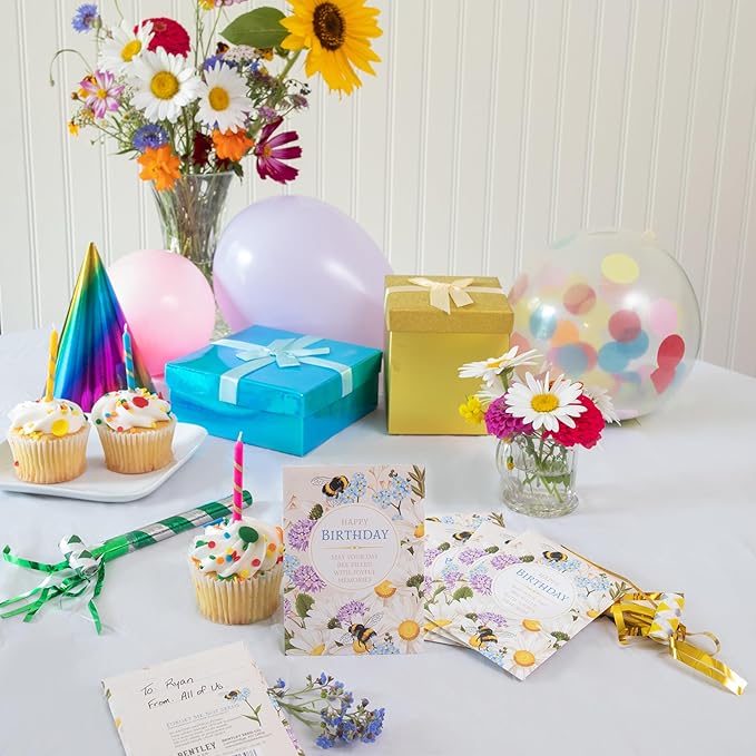 Happy Birthday Bee Forget Me Not Seed Packets - Image 7