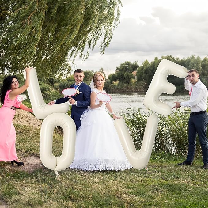 40 Inch Cream Letter Balloon 'Z' - Image 3