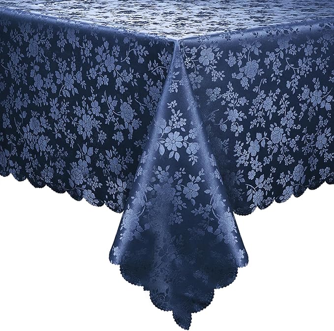 Smiry Rectangle Table Cloth, Waterproof Heavy Duty Vinyl Tablecloths, Wipeable by Smiry