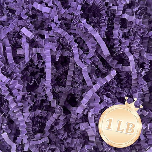 1 LB Deep Purple Crinkle Cut Paper Shred Filler Great by Zankubom
