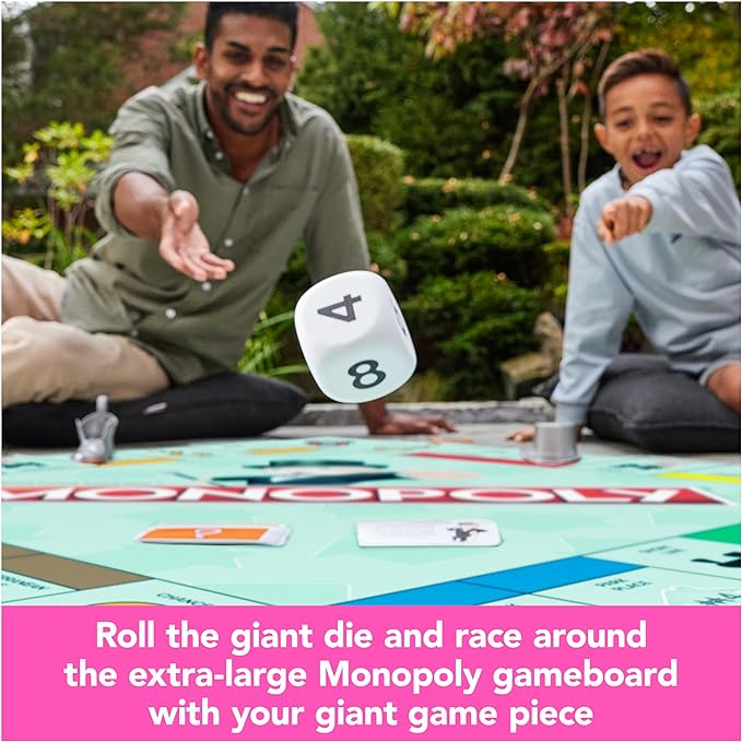 Spin Master Games, Monopoly Giant Edition, Classic Family Board Game - Image 4