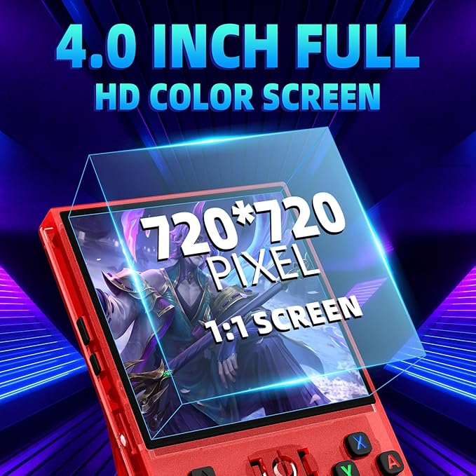 R36MAX Retro Handheld Game Console, 64GB Open Source System Support 30+ - Image 2