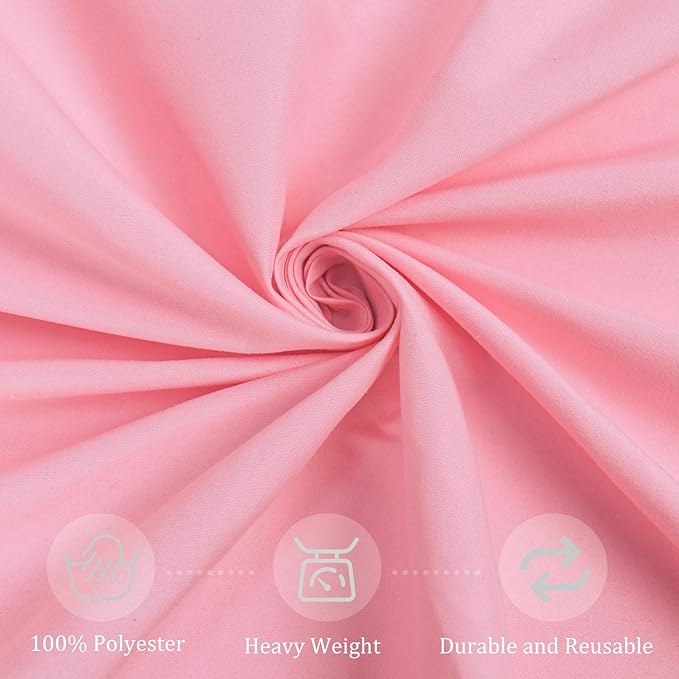 8 Pack Premium Pink Tablecloth - Image 4