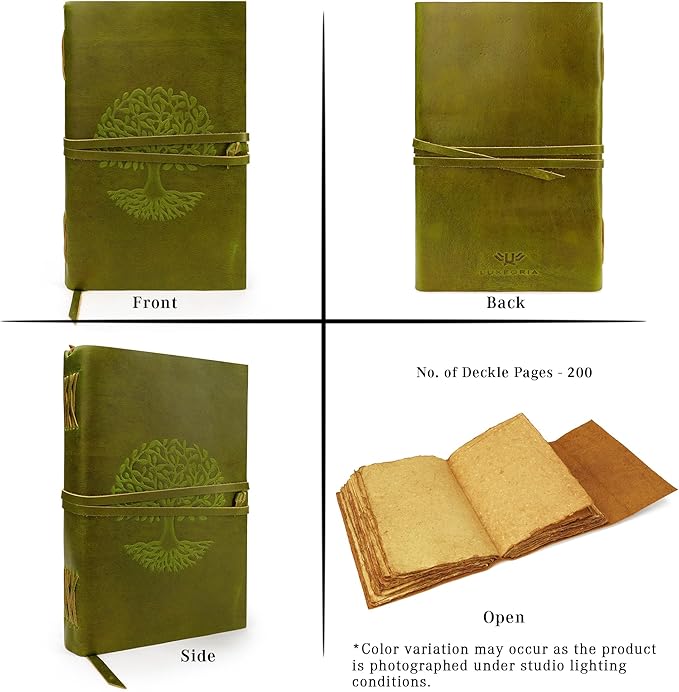 LUXEORIA Tree Of Life Leather Journal - Image 6