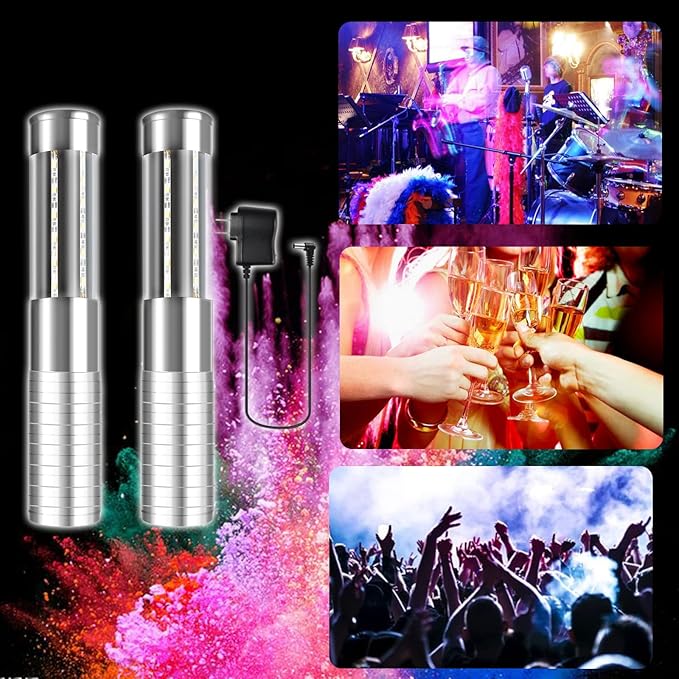 Strobe Baton Light, Stage Handheld Light, Champagne Bottle Sparklers, Recharge - Image 5