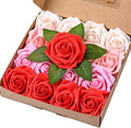 BLEUM CADE 16Pcs Artificial Flowers Fake Roses by BLEUMCADE
