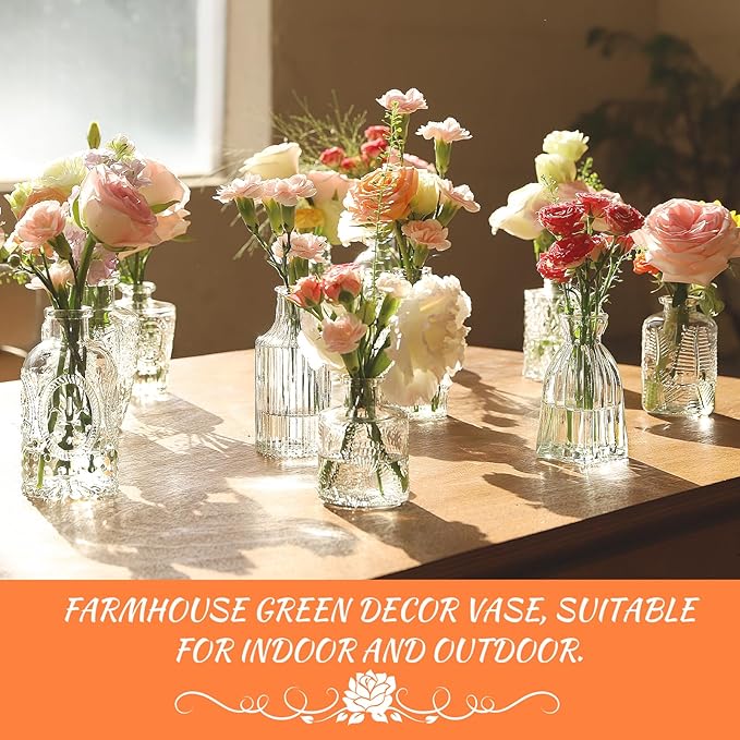 65PCS Glass Bud Vase Set, Different Small Vases - Image 4