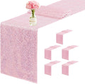 6 Packs 12 x 72 inches Sequin Table Runner by Unknown