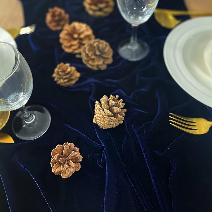 Velvet Table Runner, 10ft Luxurious Wedding Reception Decorations Soft Velvet - Image 6