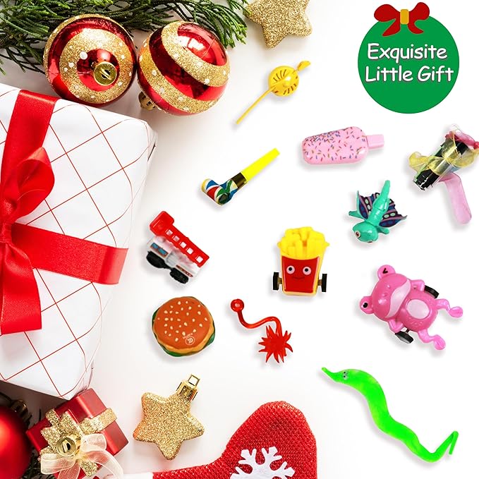12 Pack Christmas No-snap Party Table Favors, Christmas Themed Holiday Supplies - Image 4