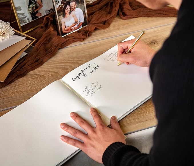 MUUJEE Personalized Guestbook in Tan - Image 5