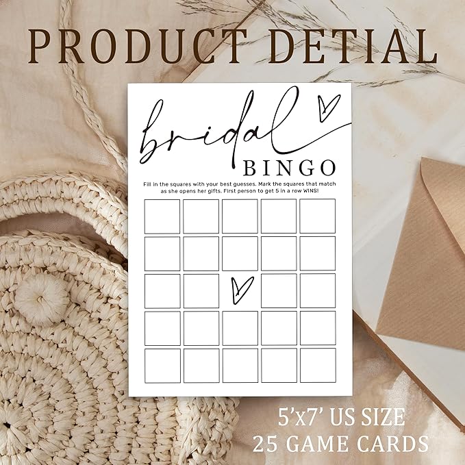Fun Bridal Shower Bingo Games Set - Image 2