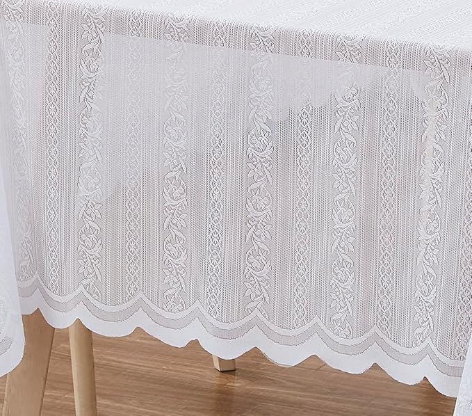 LinenZone Round Lace Tablecloth - Image 3