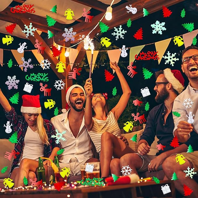 MARFOREVER Christmas Day Confetti Glitter Table Decorations Party Scatter - Image 3