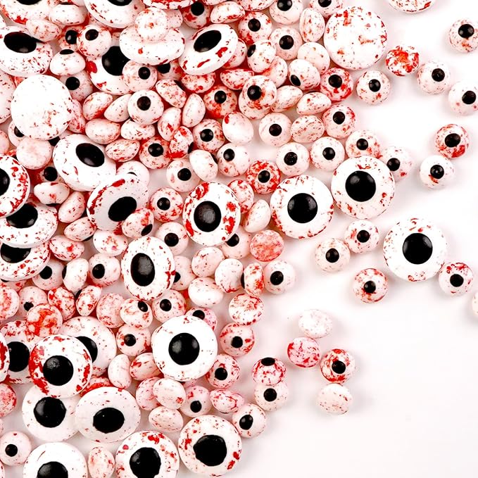 Halloween Edible Bloody Red Eyeballs Eye Ball, Candy Eyeballs Mix Sprinkles by Joyvitas