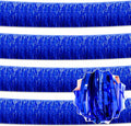 4 Pack 10 Ft Blue Foil Fringe Garland Metallic Streamers Tinsel Banner Wall by LANTIANCHEN