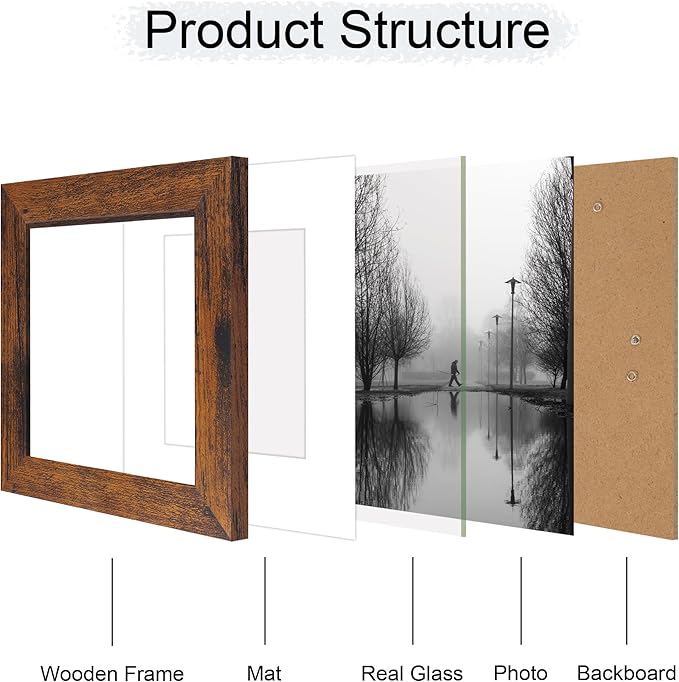 6x6 Picture Frame Set of 4 - Image 3