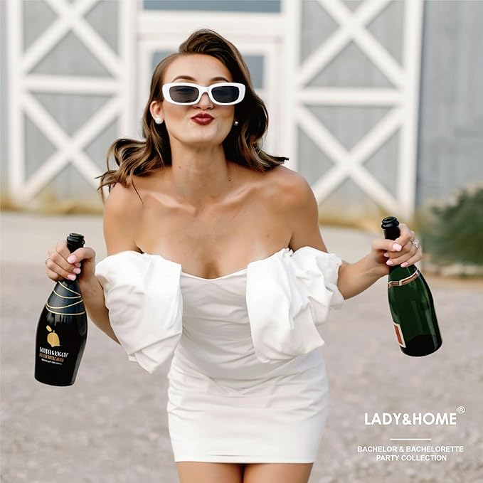 Bride's Babes Bachelorette Sunglasses, Bridesmaid Sunglasses, 10 Pack Rectangle - Image 4