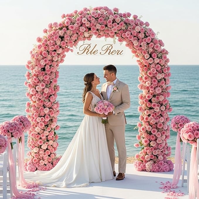Auihiay 60PCS Pink Roses, Artificial Roses, Velvet Silk Fake Roses, Realistic - Image 3