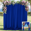 10ft x 10ft Royal Blue Backdrop Curtains by MYSKYHOME