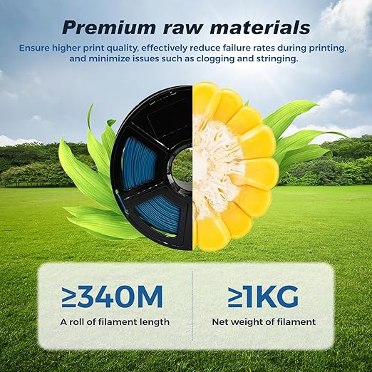 FLASHFORGE Rapid PLA Filament 1.75mm Pearl Gentian Blue, 500mm/s High Speed - Image 6