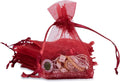 TheDisplayGuys 48-Pack 2" x 2-3/4" Maroon Sheer Organza Gift Bags by TheDisplayGuys