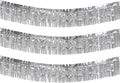 10 Feet Long Roll Foil Fringe Garland by Blukey