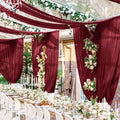 FUHSY Ceiling Drapes Wedding Arch Draping Fabric Chiffon Fabric Drapery by FUHSY