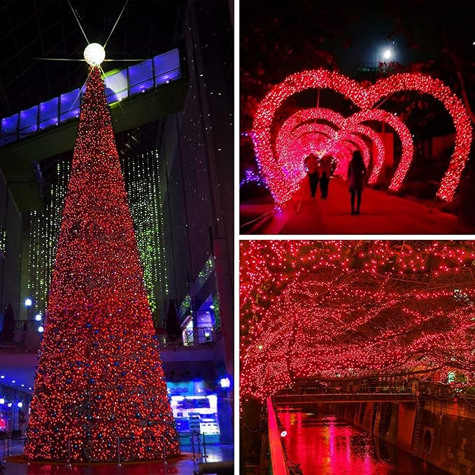 66Ft 200 LED Fairy Lights Plug in, Waterproof String Lights Outdoor and Indoor - Image 3