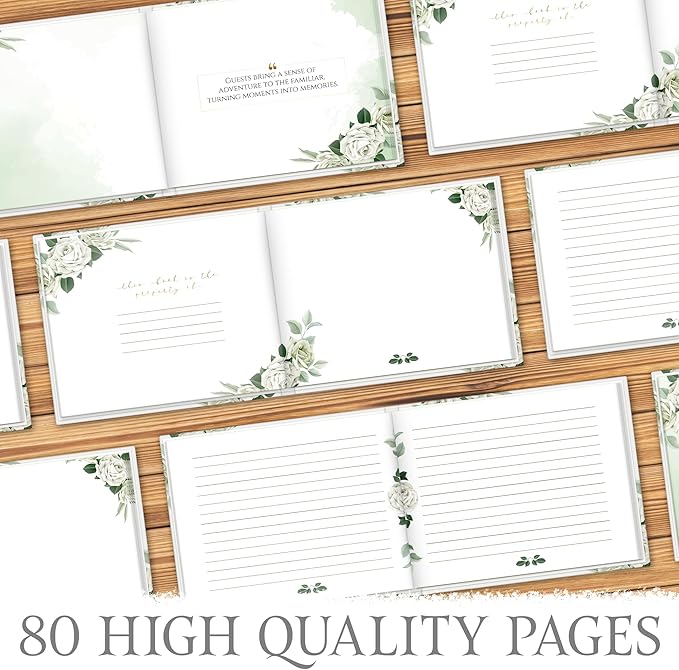 Wedding guestbook Cover Size 8x10 inch, Wedding Memory Book Bundle - Image 5