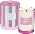 M&SENSE Rose Scented Candles, Classic Size 8.8 oz Glitter Jar Candles, Holiday by MSENSE