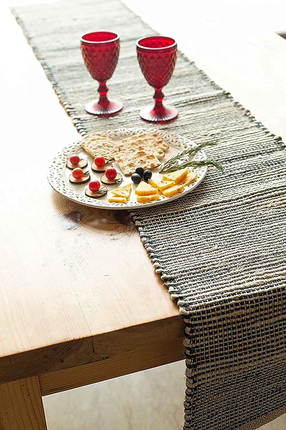 Chardin home Natural Jute Table Runner 13x108 Inch – Vintage Boho Rustic Table - Image 7