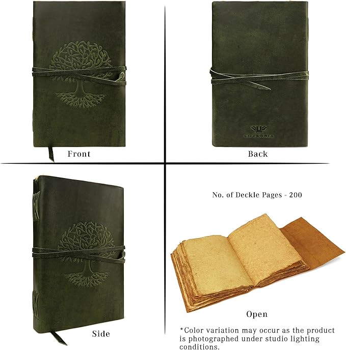 LUXEORIA Tree Of Life Leather Journal - Image 6