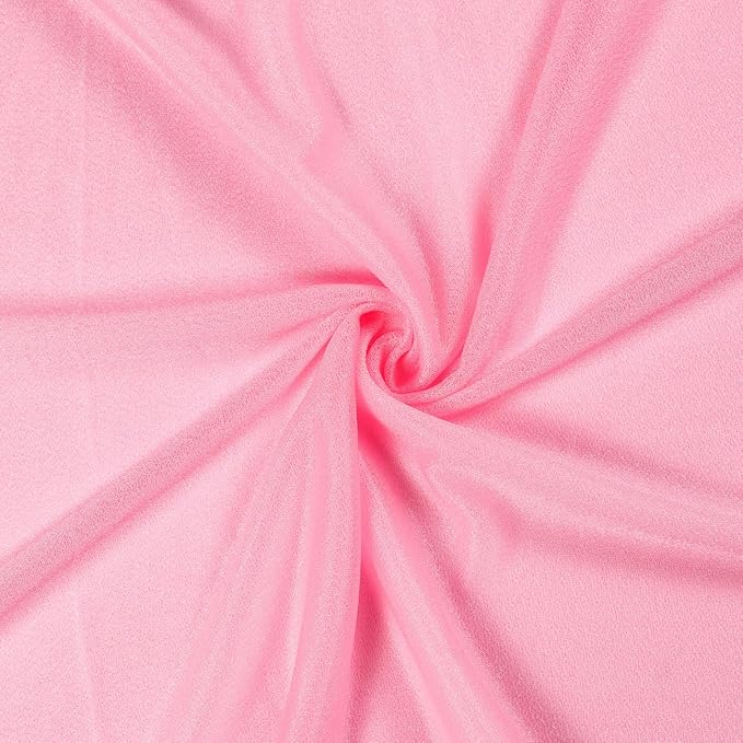 VDS Pack of 1 Panel Wedding Arch Draping Fabric Sheer Chiffon Fabric Drapery - Image 9