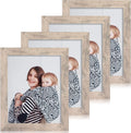 8x10 Picture Frame Set of 4, Smoke Gray Frame by iRahmen