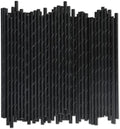 Black Paper Straws 1000 Count by chunspak