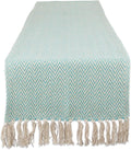 DII Woven Basic Tabletop Collection Chevron Table Runner by DII