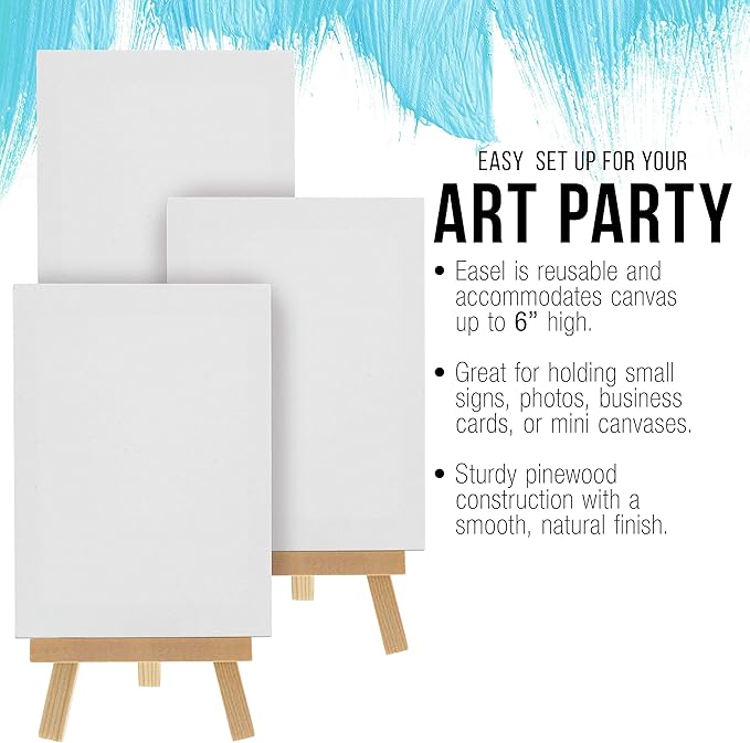 U.S. Art Supply 4" x 6" Stretched Canvas - Image 5