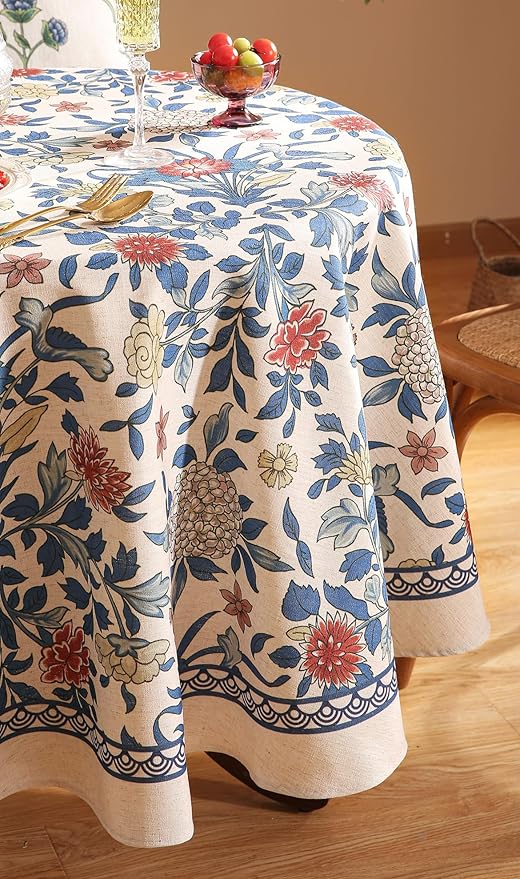 patdrea Designer Blue Tablecloth - Image 8