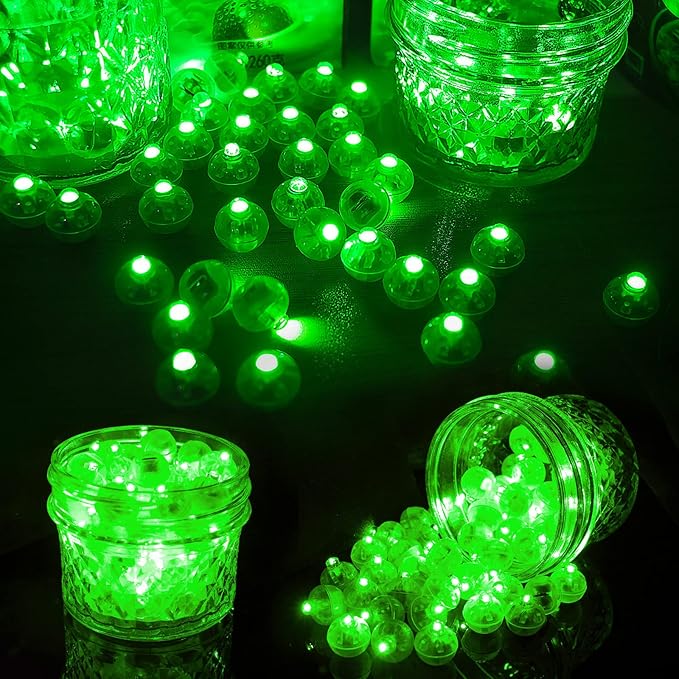 Aogist 100pcs Green Balloon Light, Long Standby Time Waterproof Mini Ball Light - Image 3