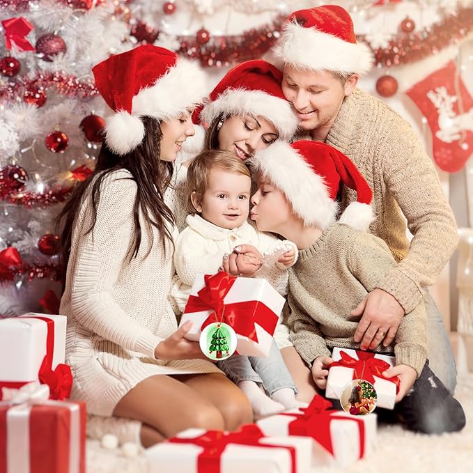 Personalized Christmas Ornaments 2025, Custom Photo Text Hanging Ornament - Image 6