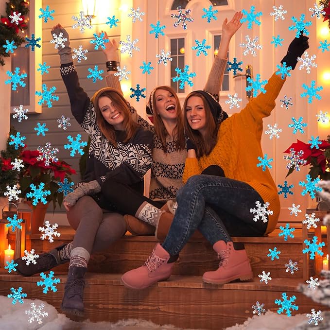 MARFOREVER Winter Snowflake Confetti Decorations - Image 7