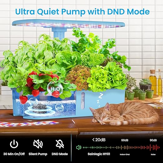 Sainlogic Hydroponics Growing System Kit, 12 Pods Watering Planter, Smart - Image 3