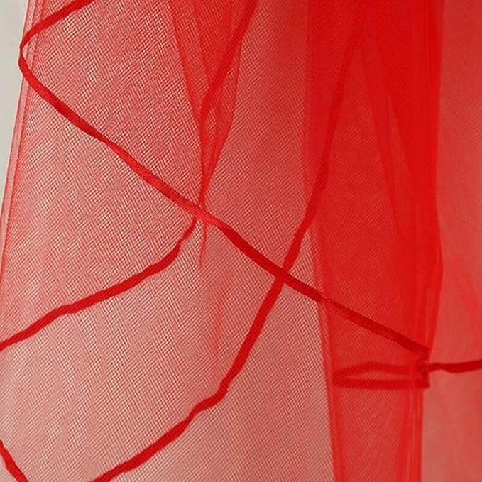 Women's Short Wedding Veils - Image 8