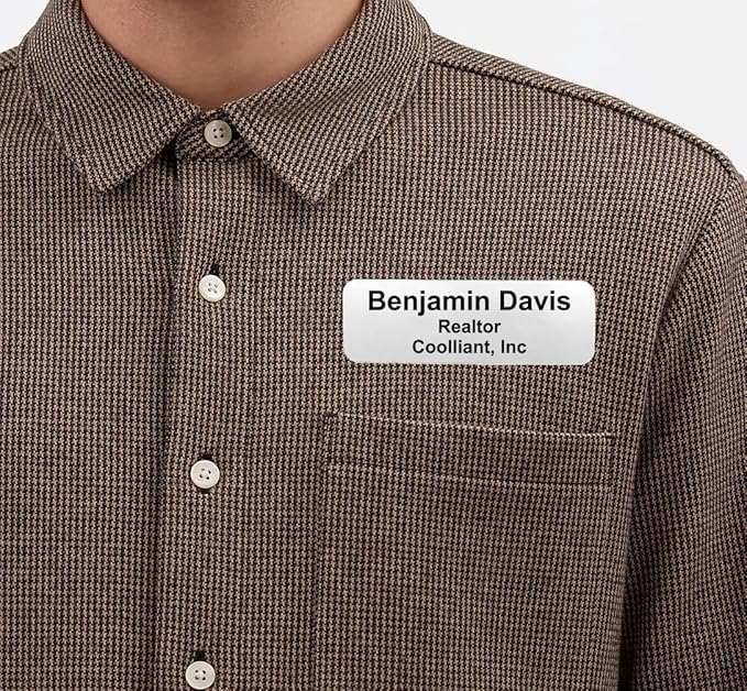 Custom Laser Engraved Name Tag Badges - Image 9