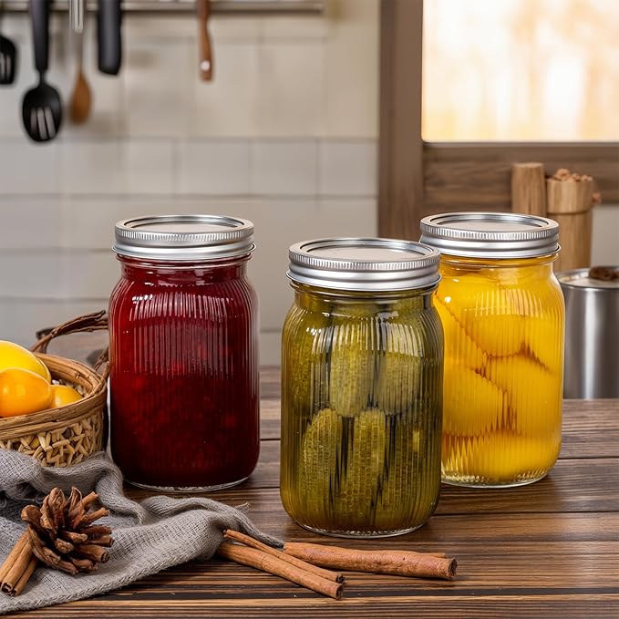 WELLIFE Large Mason Jars, Overnight Oats, Meal Prep - Image 5