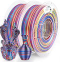 AMOLEN Silk PLA 3D Printer Filament Bundle, PLA Filament 1.75mm Shiny by AMOLEN