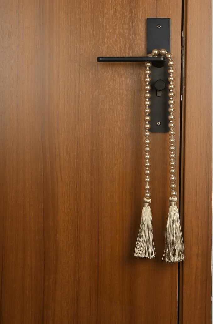 Fenghuangwu 34 Inch Pearl Glass Bead Garland - Image 5