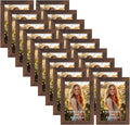 PETAFLOP Wooden Picture Frame 4x6 Bulk Set of 18 by PETAFLOP
